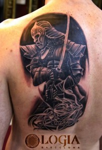 tatuajes para hombres samurai        